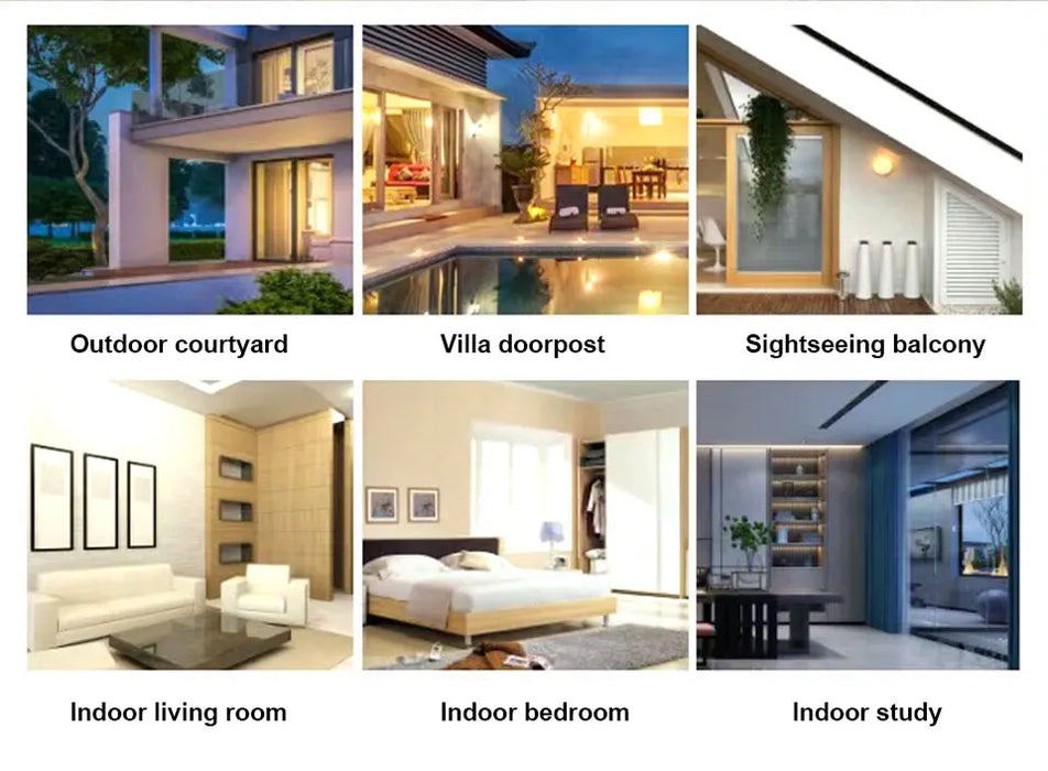 Modern LED Wall Light with Radar Motion Sensor – 16W/30W Waterproof IP55 ABS Lamp for Indoor & Outdoor Lighting - Samanta Factory