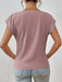 V-Neck Blouse - Casual Elegance for Office & Summer Days - Samanta Factory