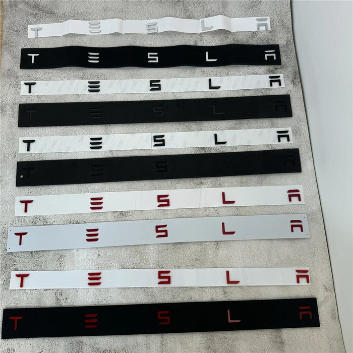 1PCS  Chrome Logo Car Rear Tailgate Sticker Emblem MODEL 3 S X Y accessories Badge Decal - Samanta Factory