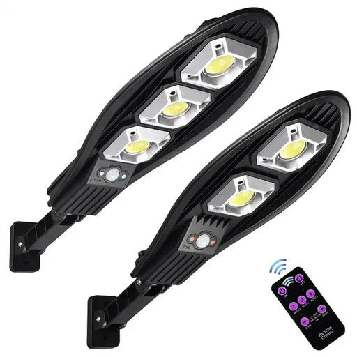  Solar LED outdoor wall light with motion sensor and 3 lighting modes for garden and porch

