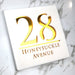3D Floating House Sign – Custom Acrylic Address Plate SF