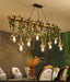 Wrought Iron Chandelier – Multi-Head Vintage Pendant Light for Restaurants & Hotels - Samanta Factory