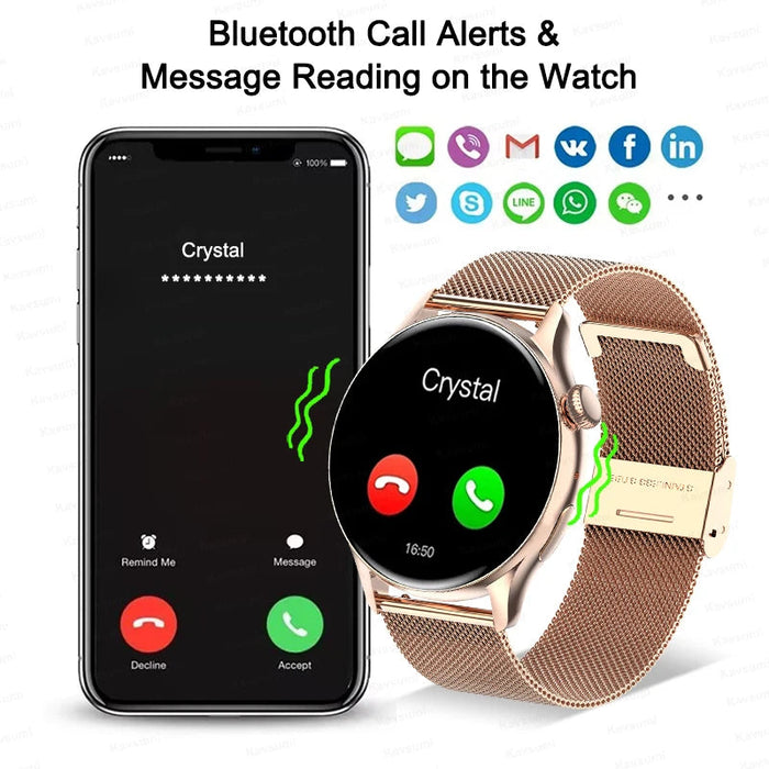 Smart Watch – AMOLED Display with Bluetooth Calling SF