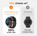 GPS IP68 waterproof Smartwatch – AMOLED Display with Bluetooth Calling SF