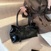 Stylish Vegan Leather Tote Bag with Tassel Detail and Spacious Interior - Samanta Factory