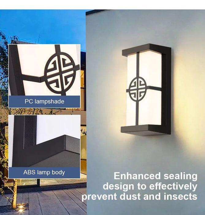 Modern LED Wall Light with Radar Motion Sensor – 16W/30W Waterproof IP55 ABS Lamp for Indoor & Outdoor Lighting - Samanta Factory