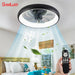 GreeLustr Smart Ceiling Fan with Light – Remote-Controlled Fan with Retractable Blades and LED Lighting


