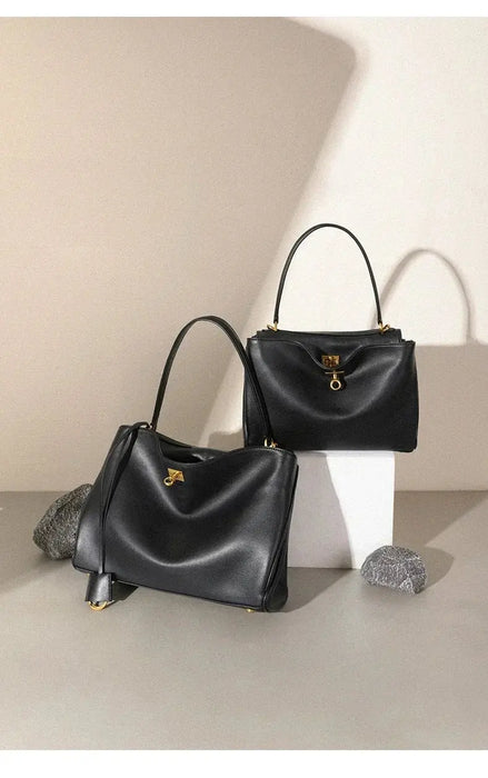 Leather Satchel Bag – Soft Casual Crossbody Style SF