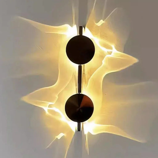 Modern Minimalist LED Wall Lamp with Warm White Up & Down Lighting for Bedroom, Living Room, and Corridor
