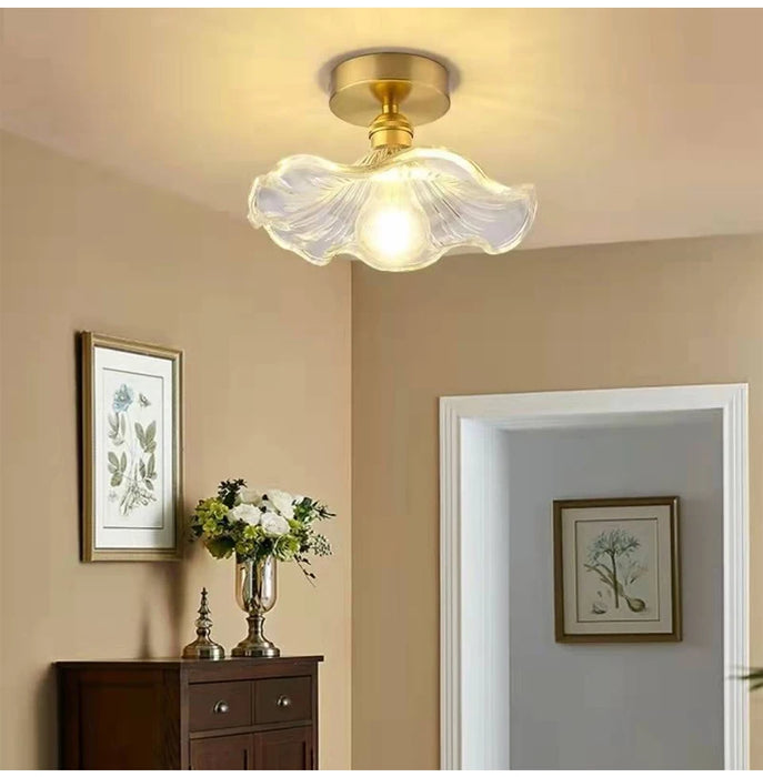 Art Deco Copper Pendant Light – Elegant Ceiling Lamp for Modern Interiors - Samanta Factory