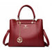 Women’s Soft PU Leather Handbag – Fashionable Casual Tote with Sequined Detail - Samanta Factory