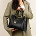Women’s Tote Bag – Soft Microfiber Leather Casual Handbag with Zipper Closure - Samanta Factory