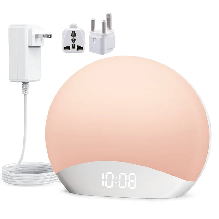 Sunrise Alarm Clock & Sound Machine – All-in-One Sleep Aid with Nature Sounds & Gentle Wake-Up Light