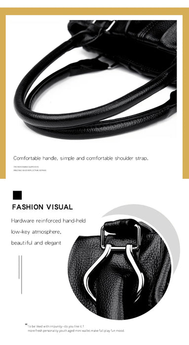 Luxury Casual Tote Bag for Women – High-Quality Soft Leather Designer Handbag & Purse - Samanta Factory