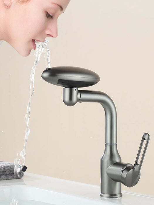 Bathroom Sink Faucet – 4-Mode Water Flow with 360° Swivel & Modern Design - Samanta Factory