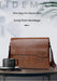 Men’s Business Satchel Bag – Slim PU Leather Shoulder Bag SF