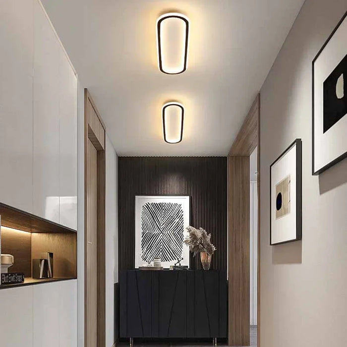 Modern LED Ceiling Light – Long Surface-Mounted Fixture with Dimmable Brightness - Samanta Factory
