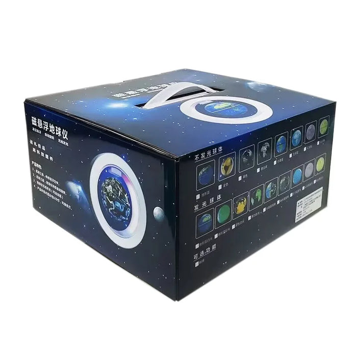 Floating Moon Globe Lamp – O-Type Magnetic Frame with LED Night Light