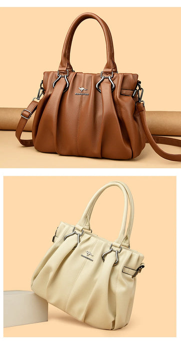 Luxury Casual Tote Bag for Women – High-Quality Soft Leather Designer Handbag & Purse - Samanta Factory