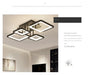 LED Ceiling Light – Modern Geometric Design with Remote Dimming - Samanta Factory