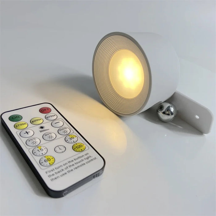 Rechargeable LED Wall Light – Touch Control with 3 Colour Modes & Adjustable 360° Rotation