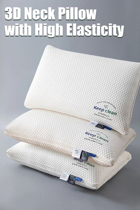 3D Neck Support Pillow – High Elasticity & Anti-Collapse Design