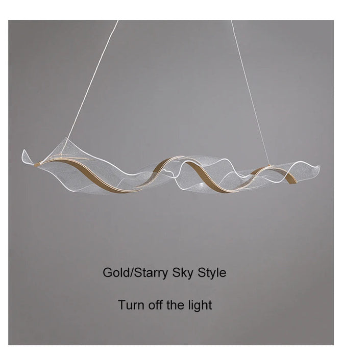 Modern LED Pendant Light – Smart Dimmable with Remote Control SF