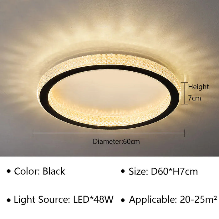Luxury LED Ceiling Light – Modern Surface-Mounted Fixture for Living Spaces