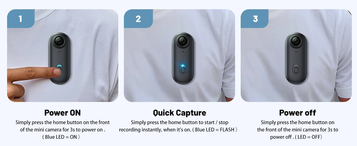 Mini Body Camera – Hands-Free Full HD Recording Samanta Factory