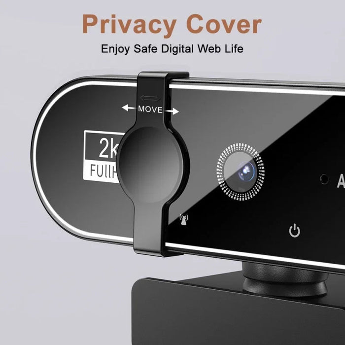 4K Webcam – Auto Focus with Built-In Microphone for PC, Laptop & Video Calls SF