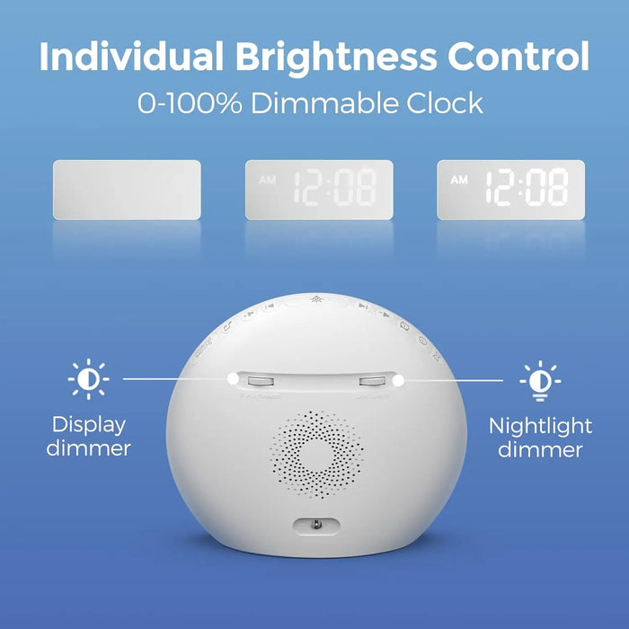 Sunrise Alarm Clock & Sound Machine – All-in-One Sleep Aid with Nature Sounds & Gentle Wake-Up Light