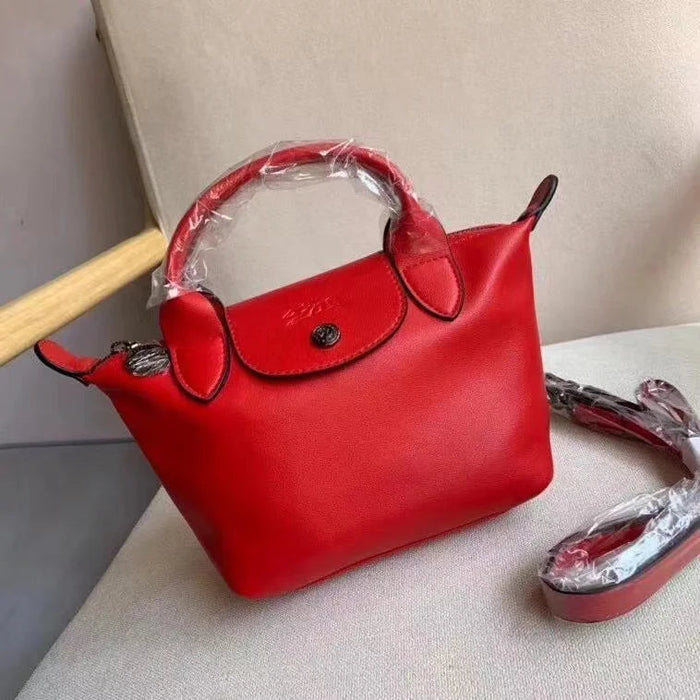 Soft PU Hobo Bag – Compact Zipper Shoulder Design SF