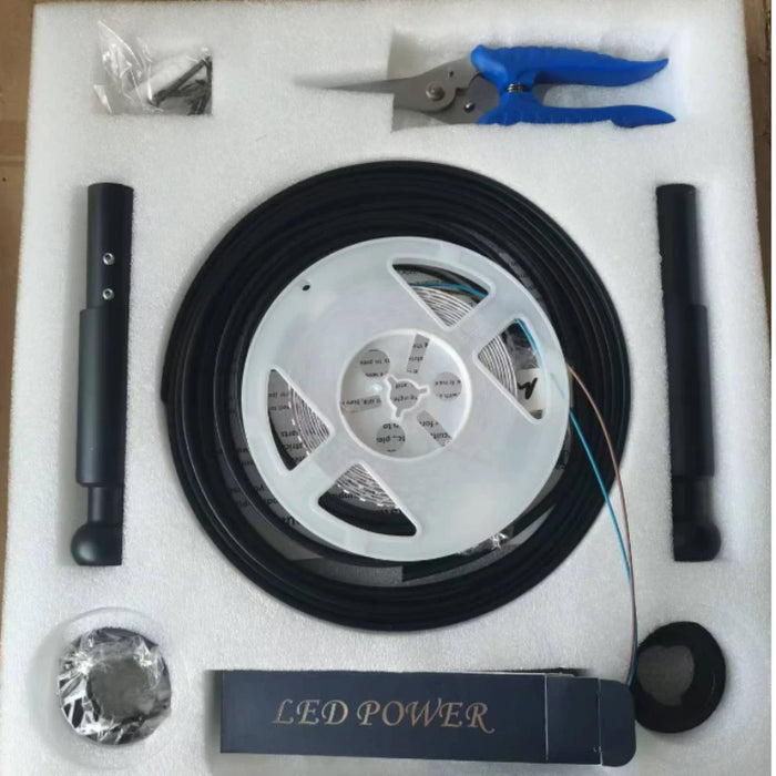 Modern Linear LED Wall Lamp – Black & White Minimalist Skyline Design - Samanta Factory