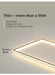 Modern Ultra-Thin LED Ceiling Light – Remote Control, Dimmable, Energy-Saving Lighting Fixture - Samanta Factory