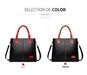 Women's Large Capacity PU Leather Tote Bag – Minimalist Urban Shoulder Bag SF