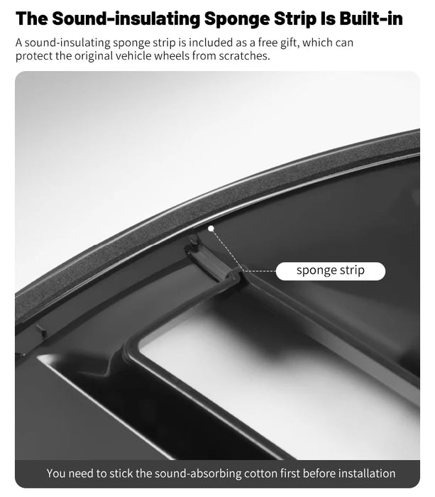 4PCS 19 Inch Cyclone Style Wheel Covers for Tesla Model Y (2020-2024) Right & Left Automobile Accessories Hubcaps Replacement - Samanta Factory