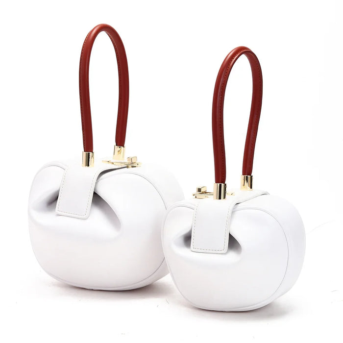 Leather Bucket Bag – Stylish Shoulder Handbag for Women - Samanta Factory
