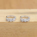Moissanite Hoop Earrings – 925 Sterling Silver D/VVS1 Diamond-Like Sparkle SF