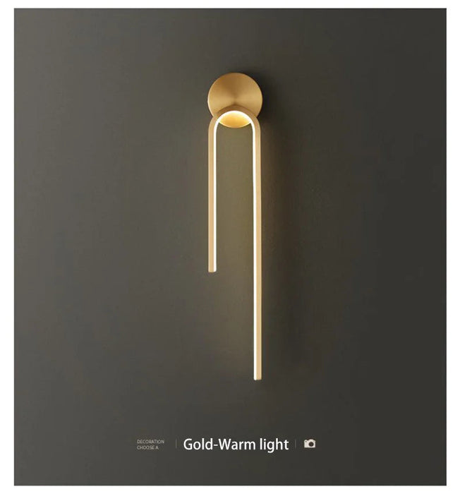 LED Wall Light – Modern Indoor Wall Sconce with 3-Colour Temperature for Bedroom & Hallway SF