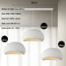 Nordic Wabi-Sabi 3-Lights Pendant Lamp – Minimalist E27 Hanging Ceiling Light for Dining & Living Rooms - Samanta Factory