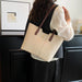 Luxurious Women’s Leather Shoulder Bag – Stylish Microfiber Synthetic Leather Casual Tote - Samanta Factory