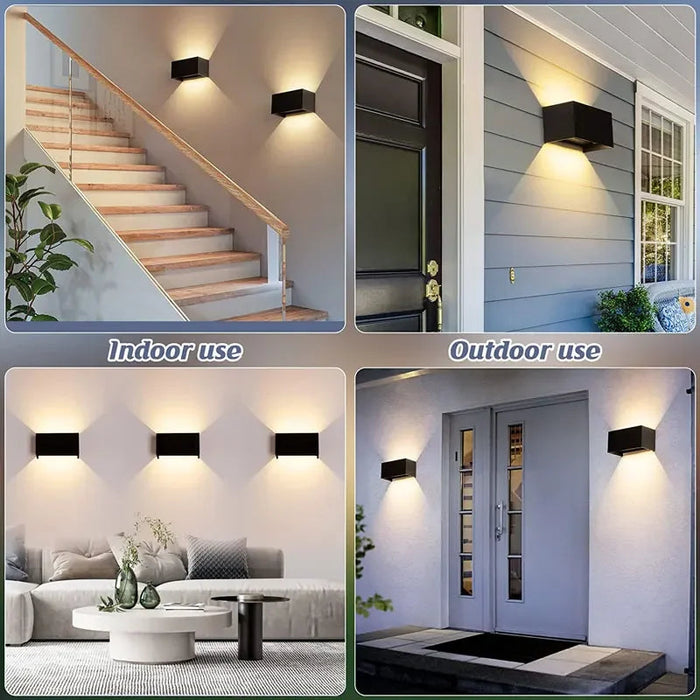 Outdoor LED Wall Light – Adjustable Beam IP65 Waterproof SF