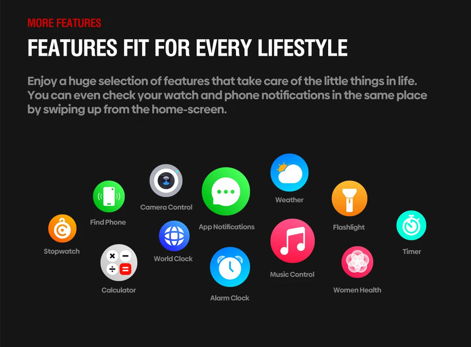 GPS Smartwatch – Sports & Health Tracking Power SF