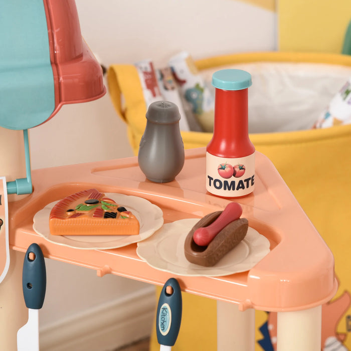 Kids Kitchen & Grocery Play Set – 50-Piece Pretend Cooking & Shopping Toy for Ages 3–6