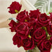 Artificial Velvet Roses – 50PCS Long-Stem Flower Bouquet SF
