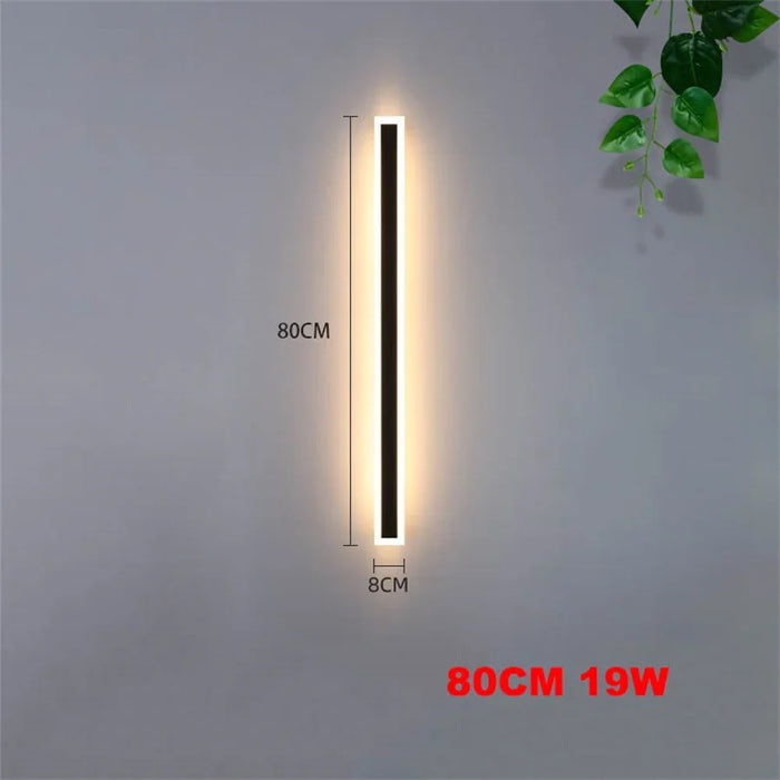 Waterproof LED Wall Light – IP65 Outdoor Strip Lamp for Garden, Patio & Corridor