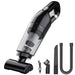Portable 120W handheld vacuum cleaner for home and car cleaning