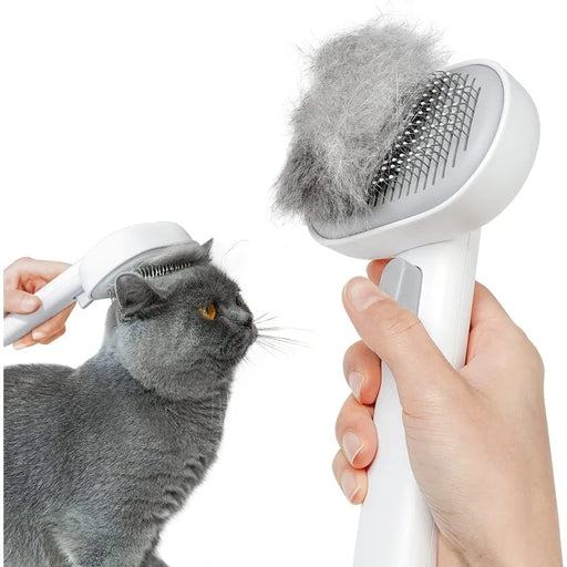 Cat and Dog Deshedding Brush – Grooming Tool for Long & Short Hair Pets