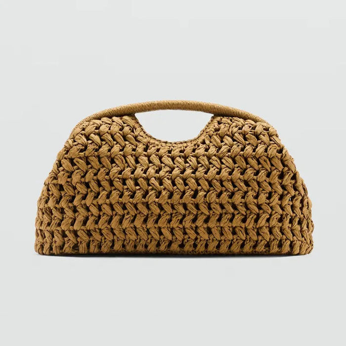 Fashionable Straw Woven Raffia Clutch Bag for Women – Summer Beach, Travel & Evening Purse SF