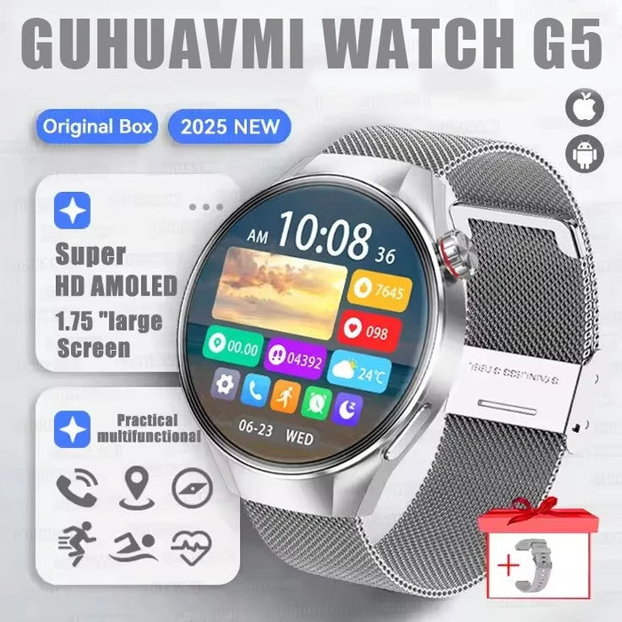 GPS IP68 waterproof Smartwatch – AMOLED Display with Bluetooth Calling SF